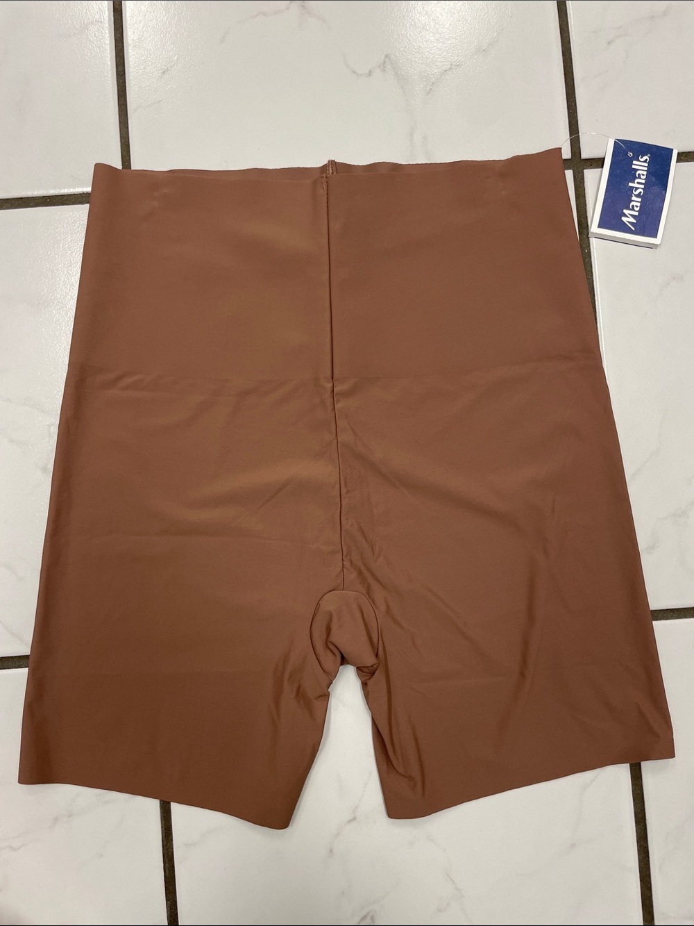 NWT Skinnygirl Smoothers and Shapers Brown Shapewear Spandex Shorts Size Large